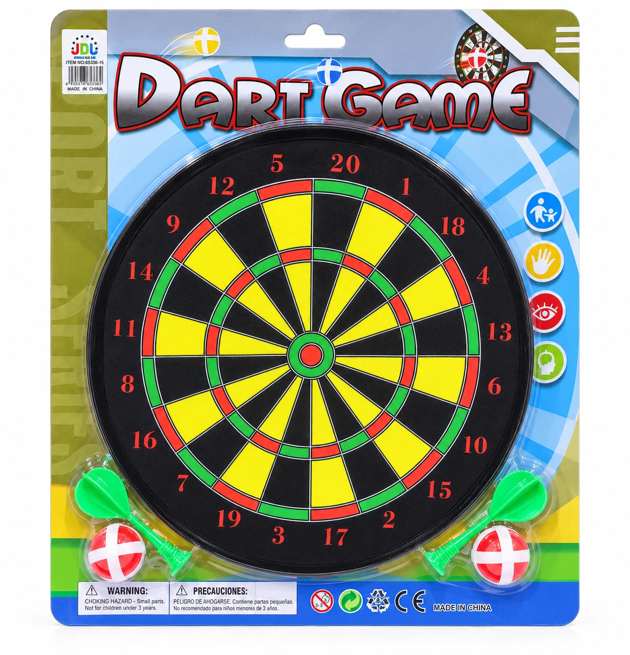 Kids’ Dartboard Game Set — Image 3