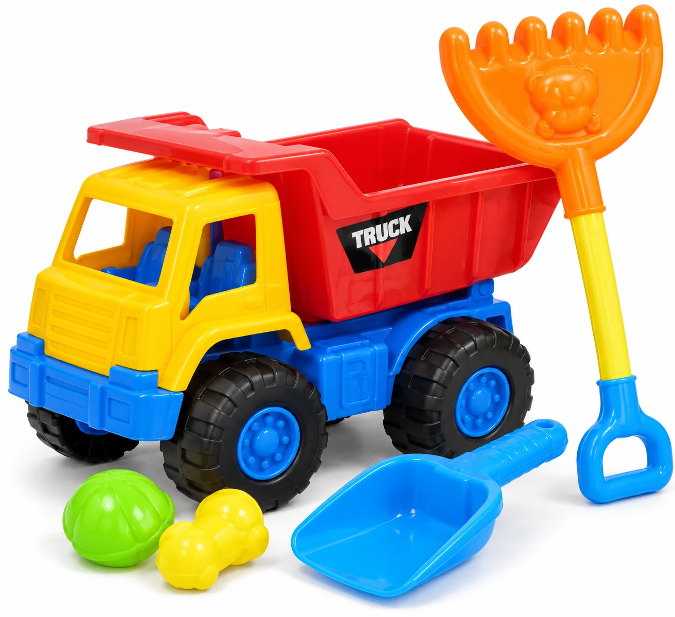 Kids’ Dump Truck & Beach Playset — Image 2
