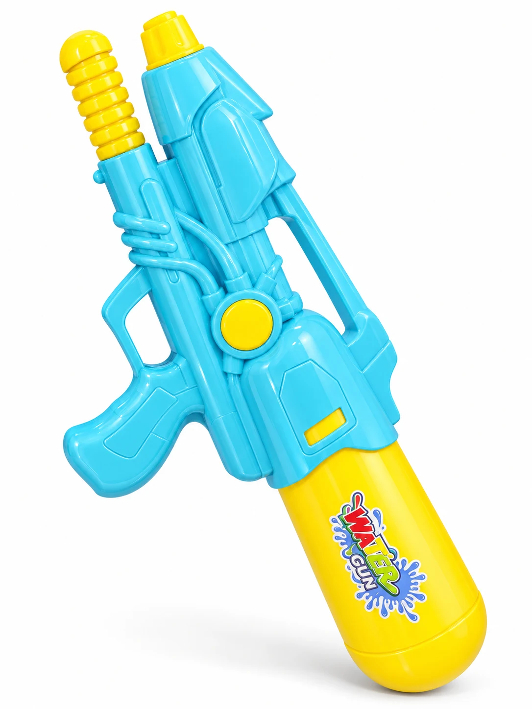 Turquoise & Yellow Toy Water Gun — Image 3