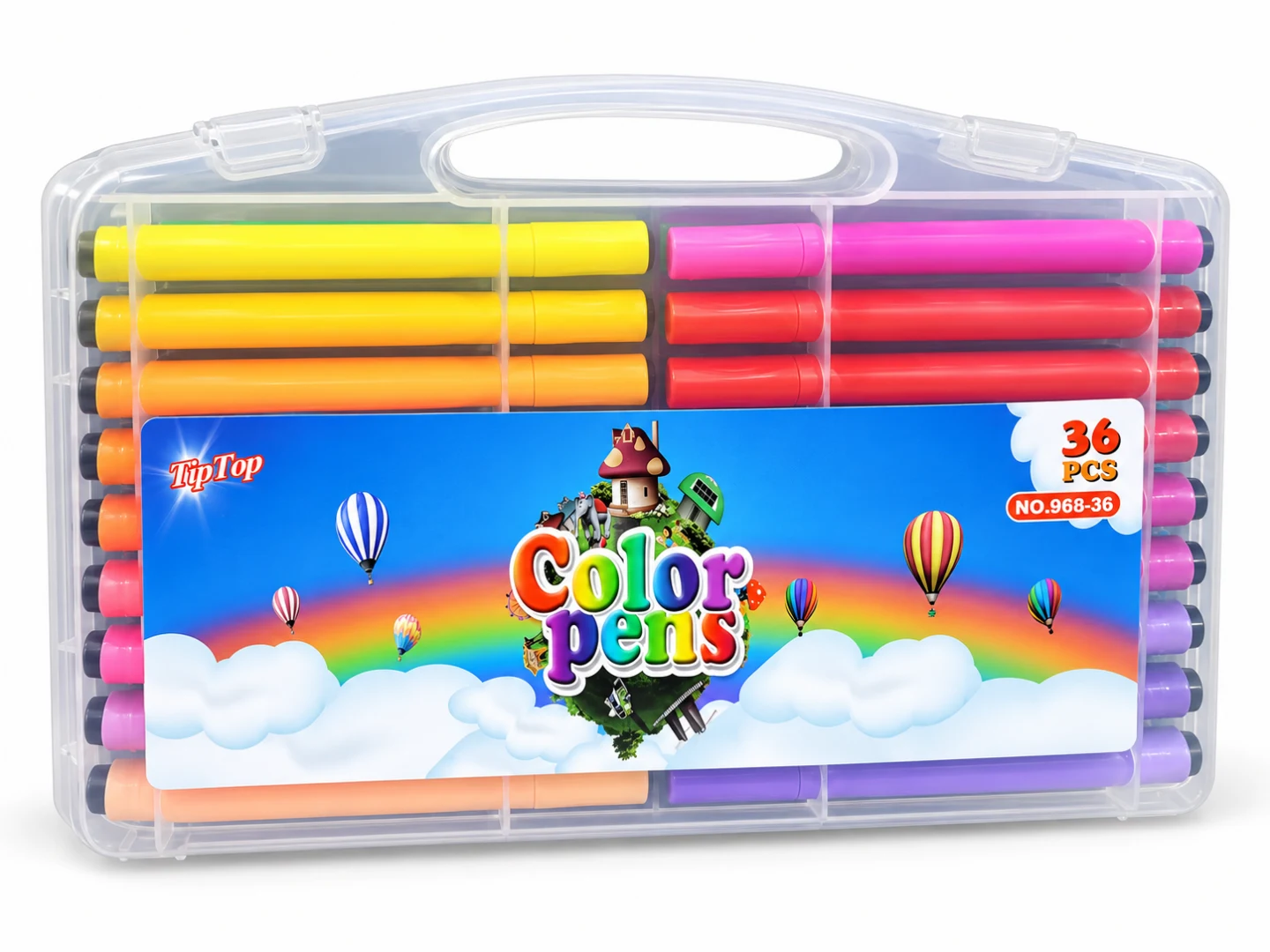 TipTop Colour Pen Set – 36 Pieces — Image 2