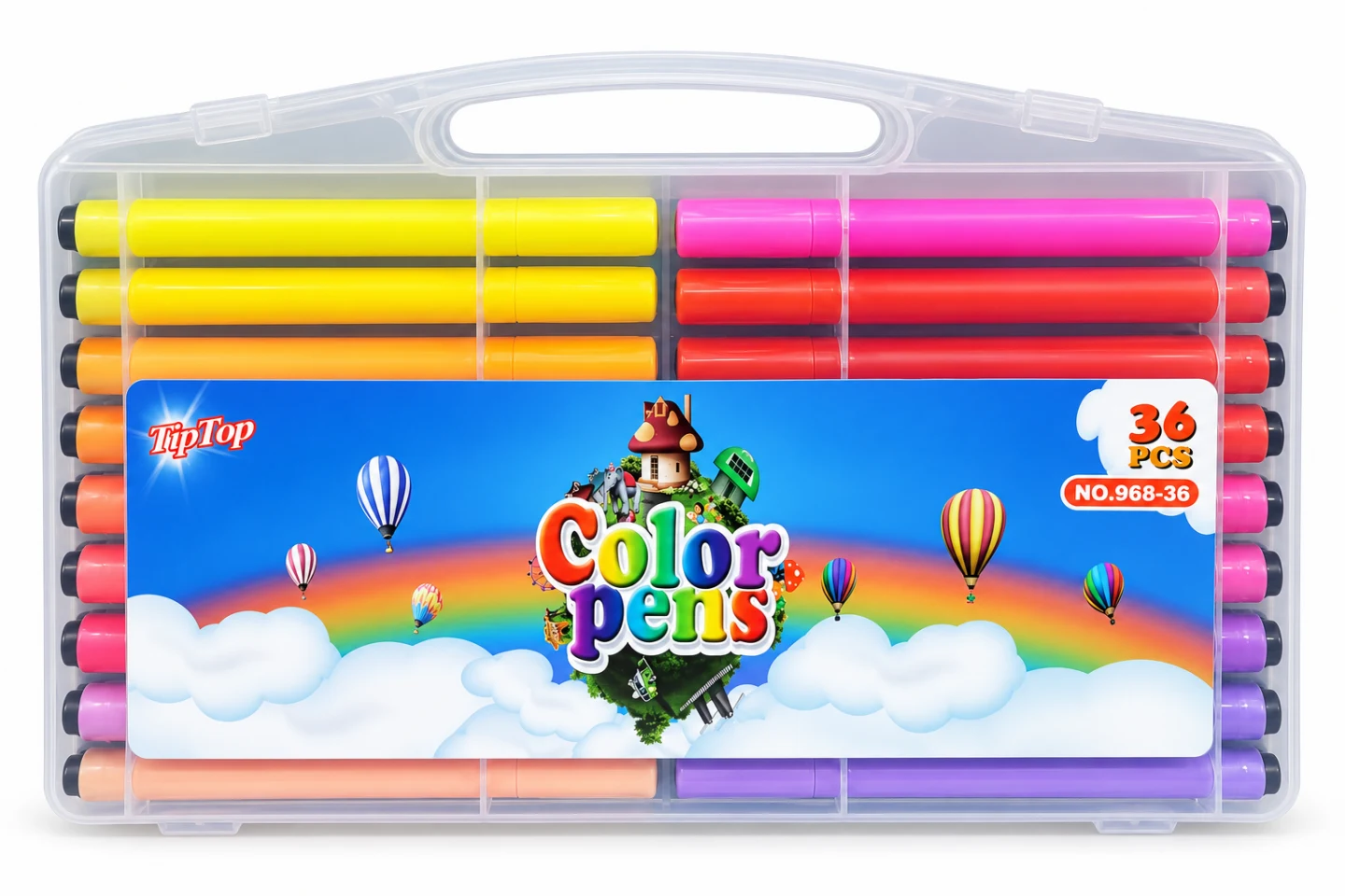 TipTop Colour Pen Set – 36 Pieces — Image 3