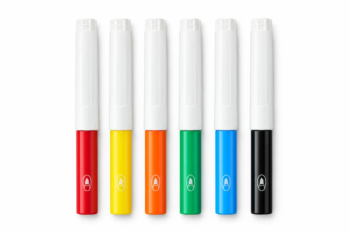 BASIC Washable Markers – 6 Colours (No. 8180) — Image 3