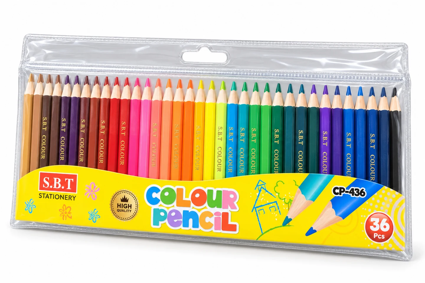 S.B.T Colour Pencil Set – 36 Pieces (CP-436) — Image 2