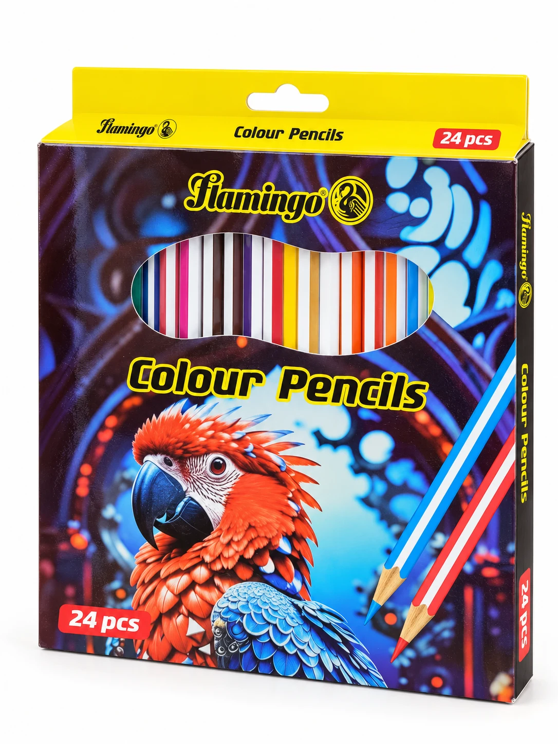 Flamingo Colour Pencils – 24 Pieces