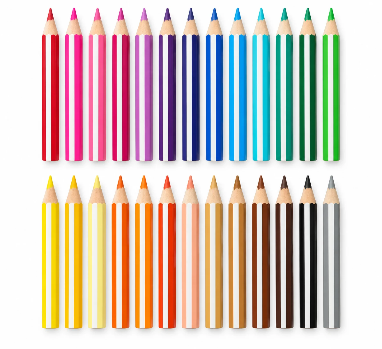 Flamingo Colour Pencils – 24 Pieces