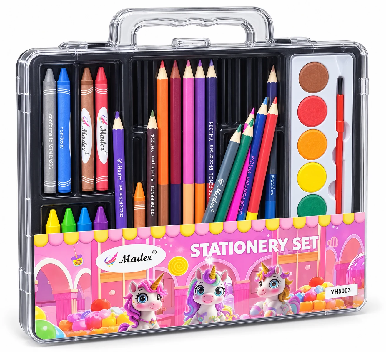 Mader Unicorn Stationery Art Set – YH5003 — Image 3