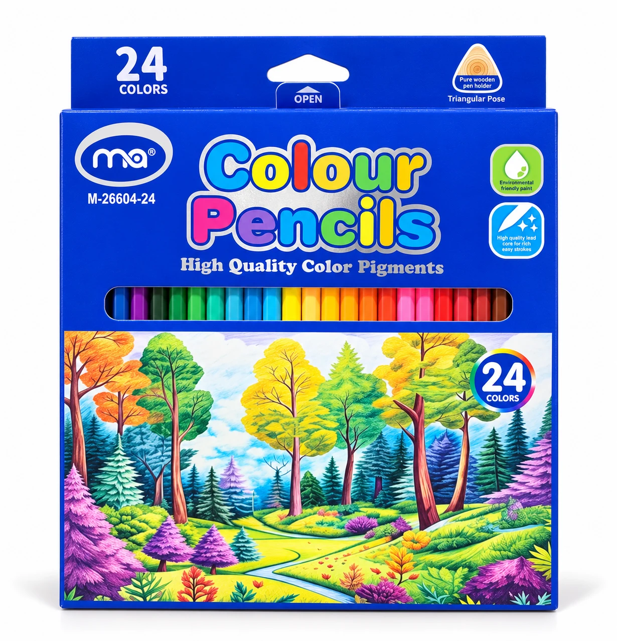 Colour Pencil Set – 24 Colours (M-26604-24) — Image 3