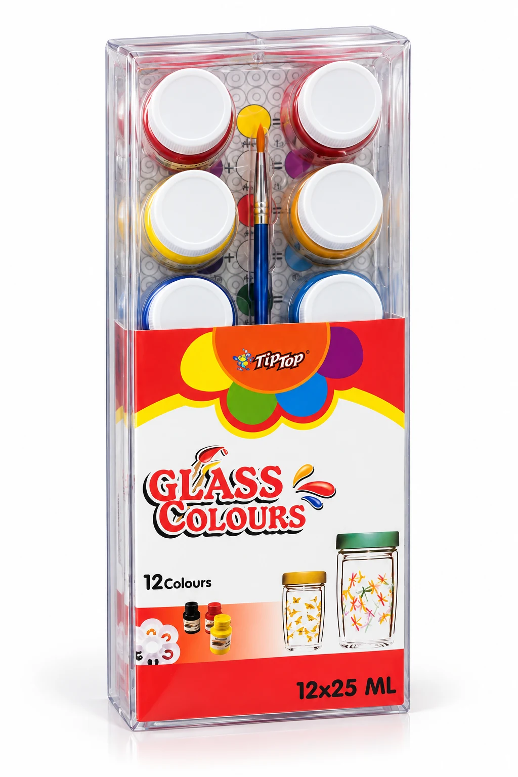 TipTop Glass Colours Set – 12 Colours × 25 ml — Image 3