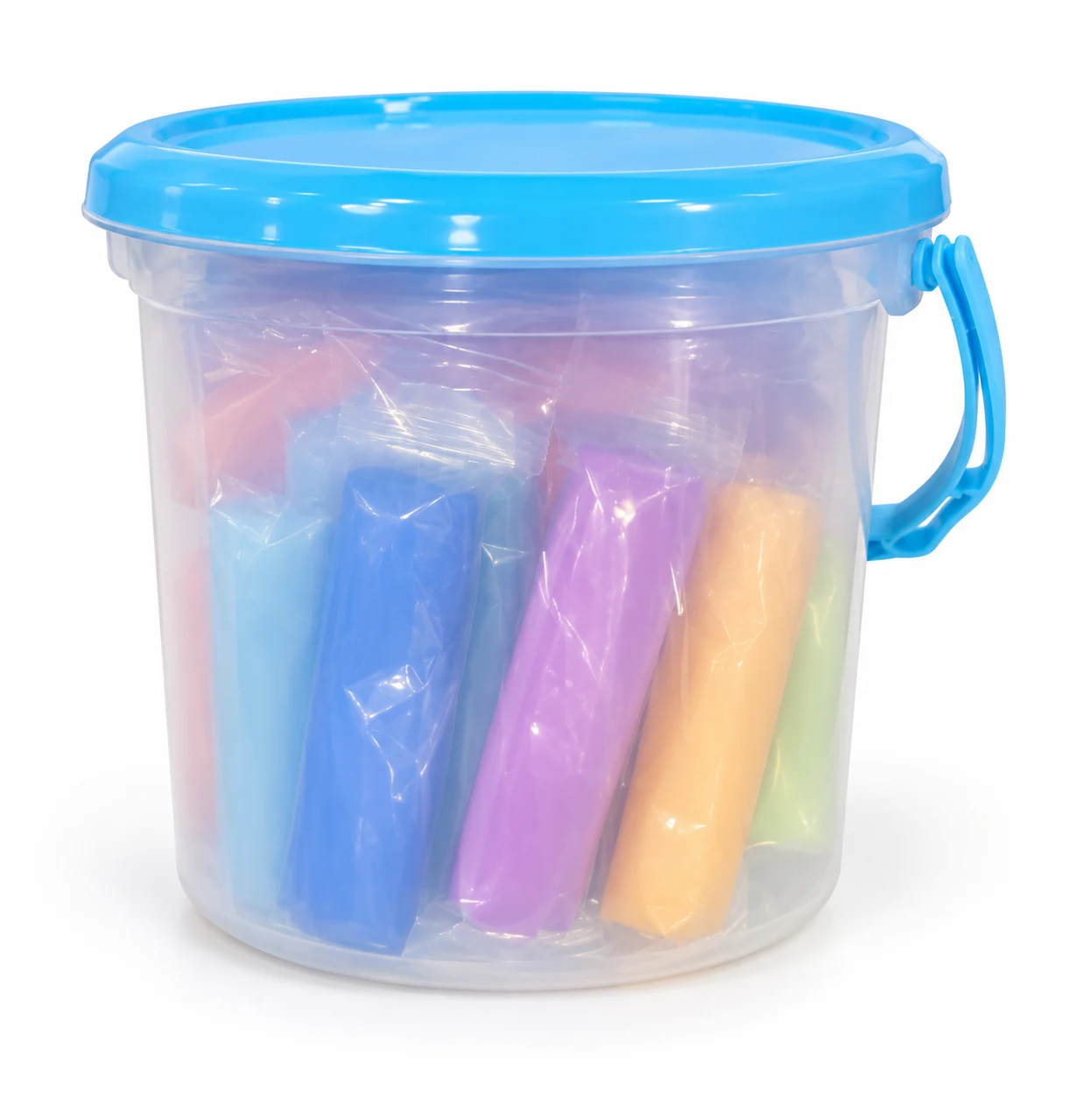 Multicolour Modelling Dough Bucket Set