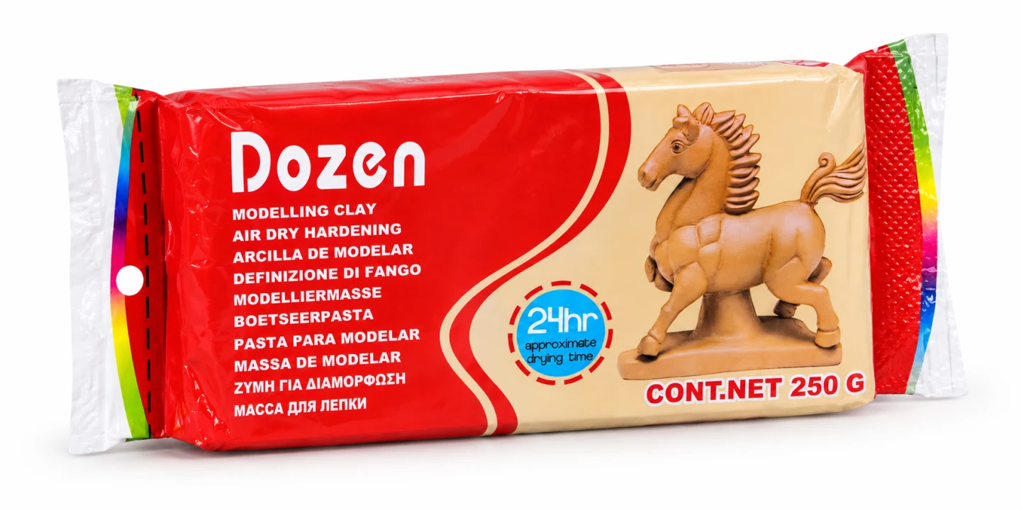 Dozen Air-Dry Modelling Clay – 250 g — Image 3
