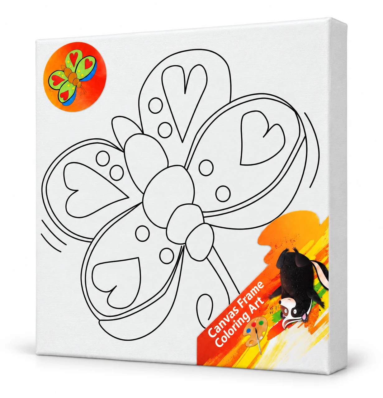 Butterfly Colouring Canvas – 25 × 30 cm — Image 3