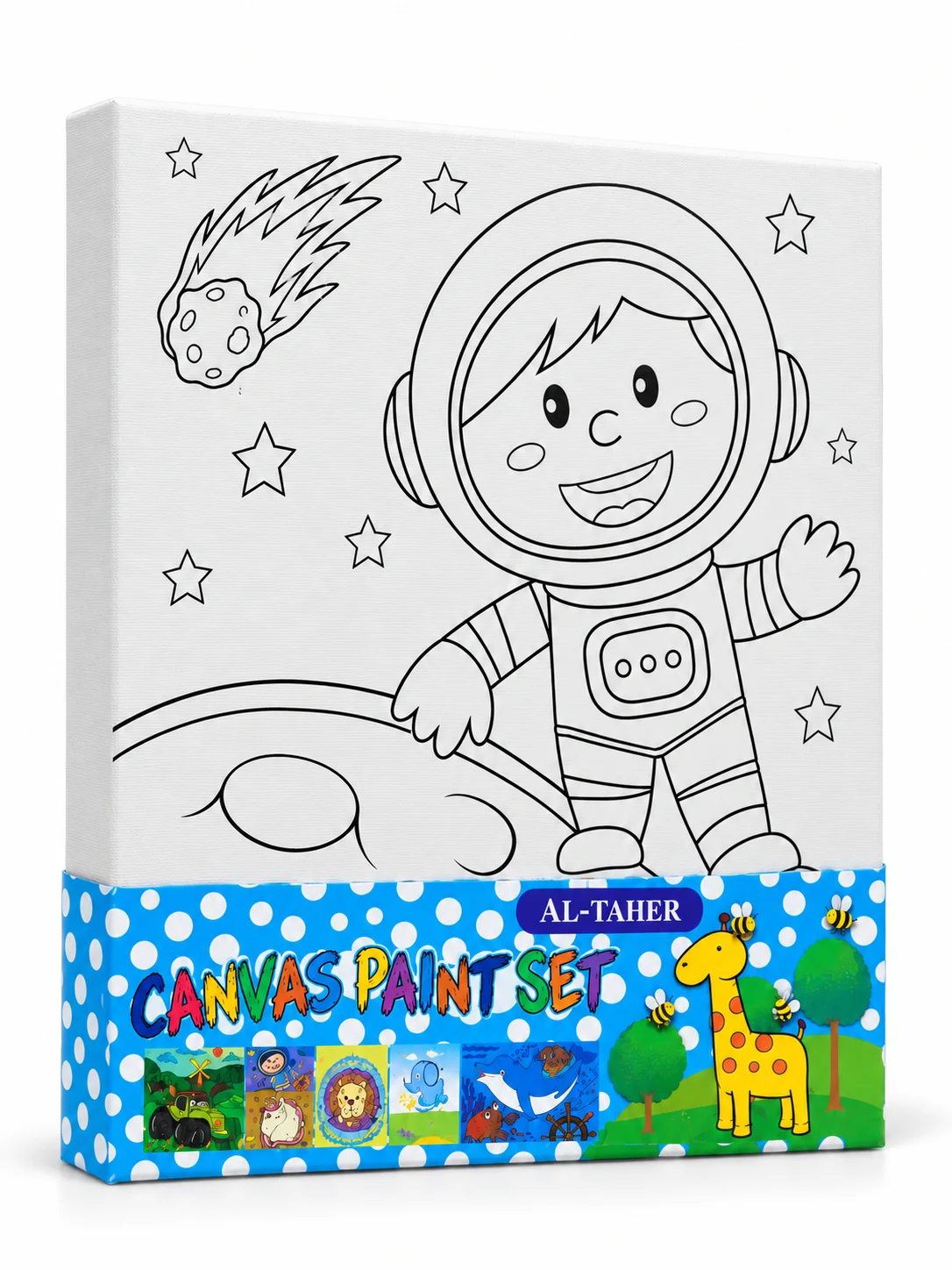 AL-TAHER Astronaut Canvas Paint Set