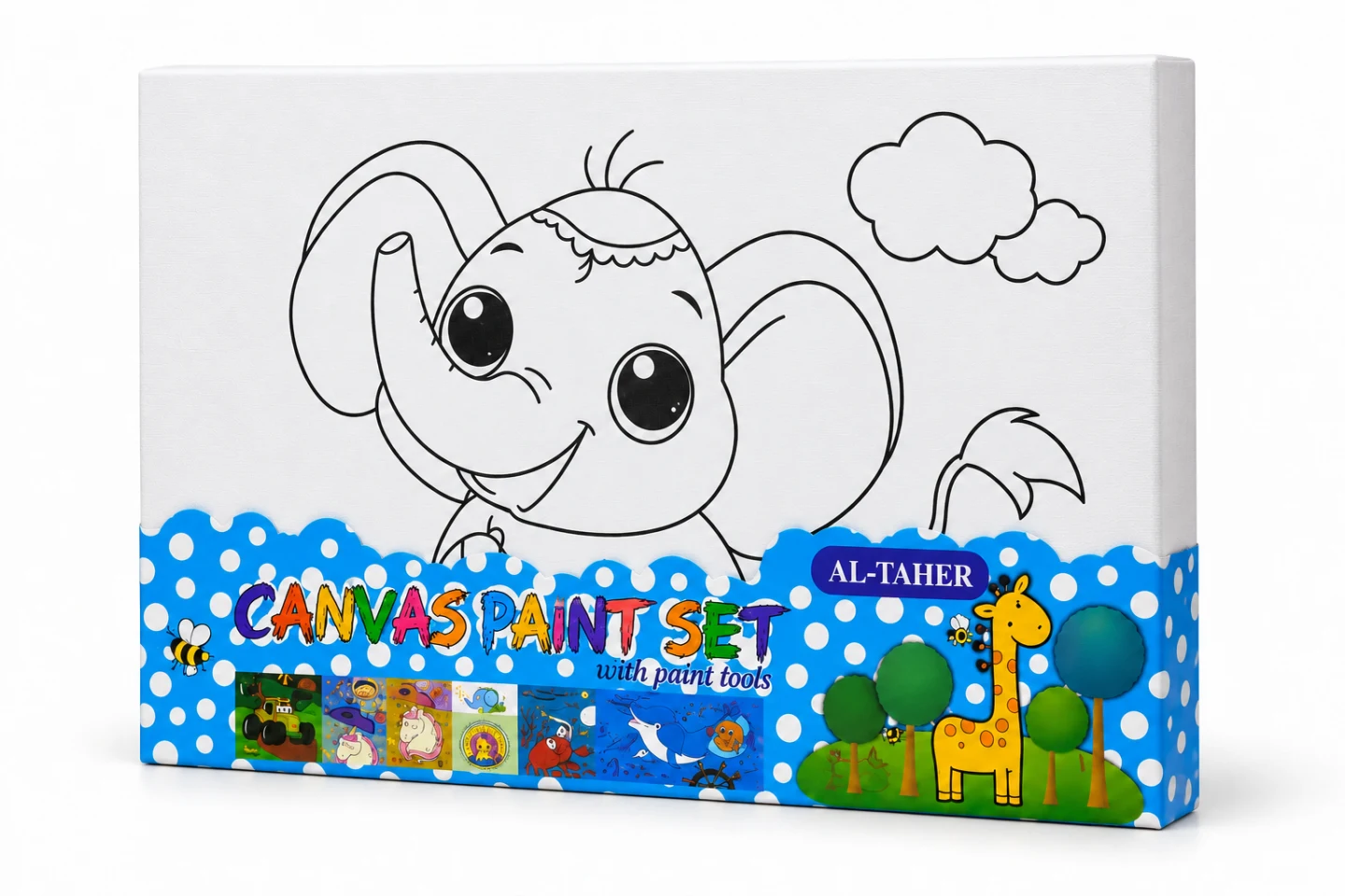 AL-TAHER Elephant Canvas Paint Set — Image 3
